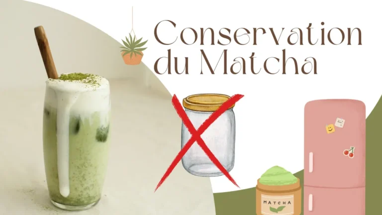 conservation du matcha