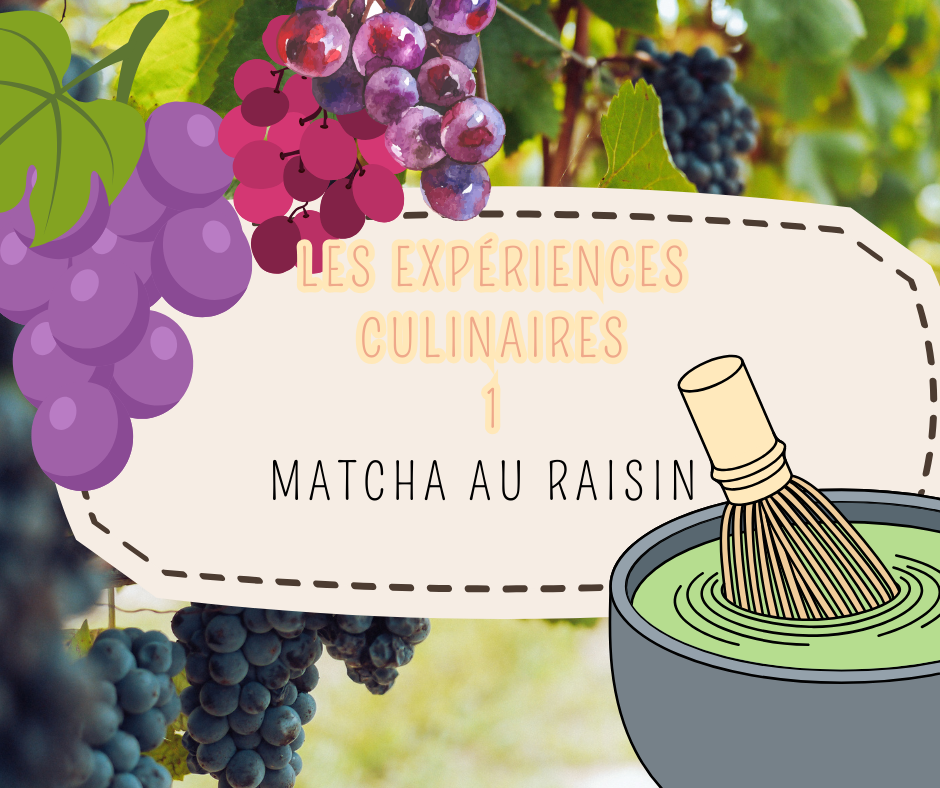 Matcha au raisin : Les expériences culinaires #1 6 Matcha au raisin : Les expériences culinaires #1