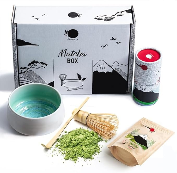 Sélection de meilleur set matcha 2025 sur Amazon 12 Coffret cadeau matcha premium de la marque Origeens