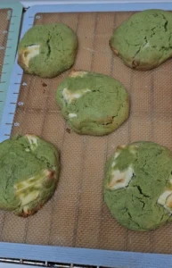 recette cookie matcha chocolat blanc