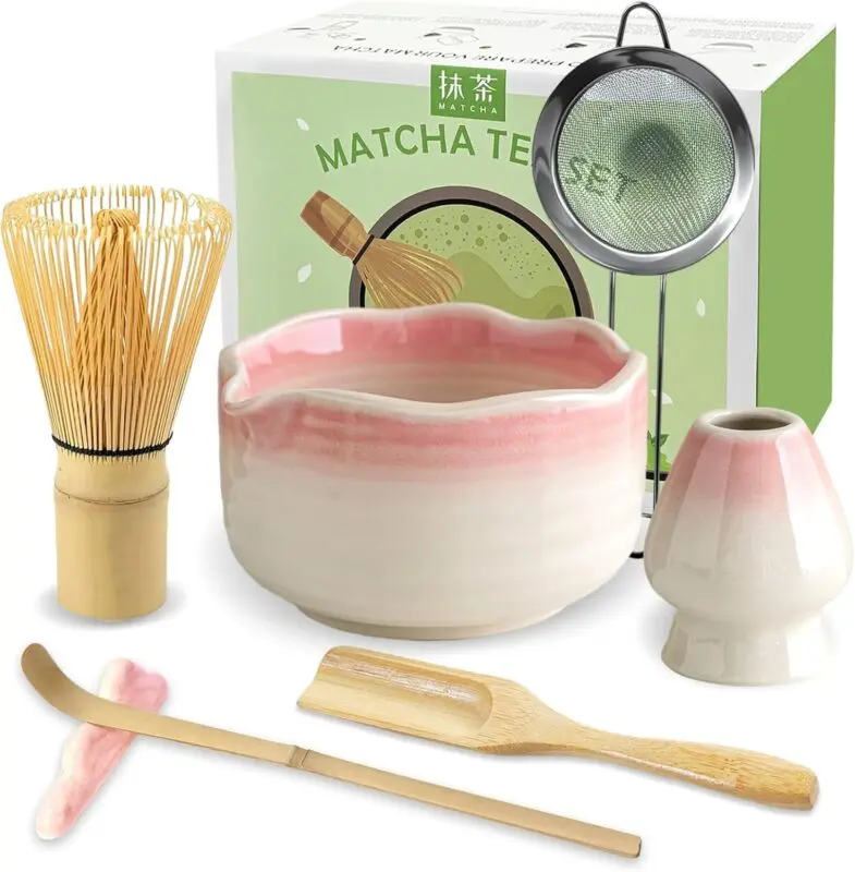 Kit de préparation matcha avec bol et fouet