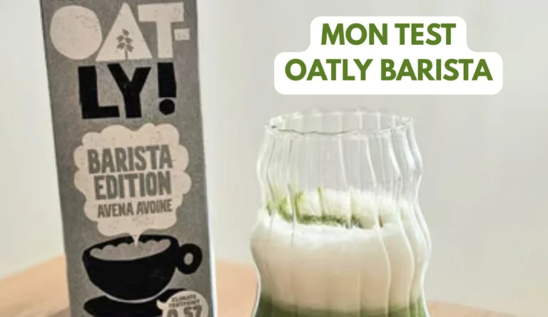 Texture lait Oatly Barista