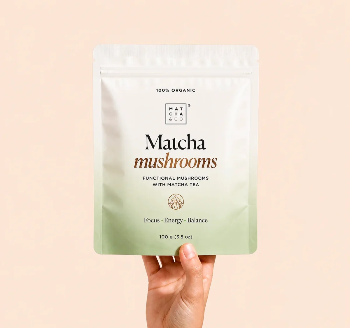 Matcha Mushrooms