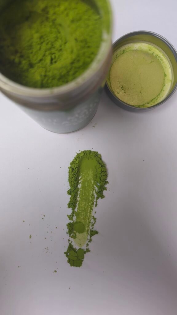 iRASSHAi Matcha classique, la couleur de la poudre à sec